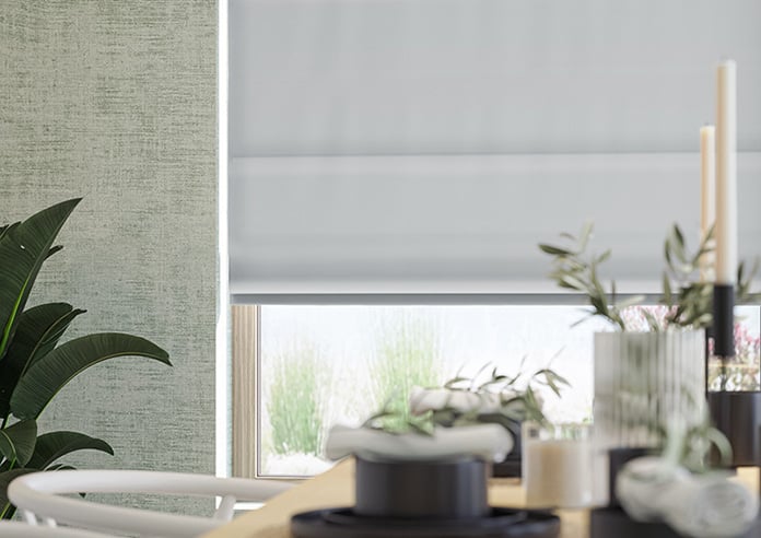 Menton, Signal Grey - Motorised Roman Blind - Image 5